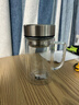 富光雙層玻璃杯支持團購定制泡茶杯辦公杯帶把 大容量男女水杯子580ML 曬單實(shí)拍圖
