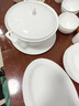 思佰得 唐山骨質(zhì)瓷餐具套裝56頭骨瓷家用韓式純白色碗盤(pán)子碟 經(jīng)典款56頭 曬單實(shí)拍圖
