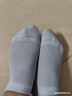 貓人（MiiOW）女士襪子女春夏船襪【100%純棉10A抗菌】網(wǎng)眼黑色短筒襪透氣吸汗 曬單實(shí)拍圖