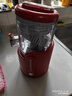 羅婭榨汁機汁渣分離全自動(dòng)小型家用原汁機電動(dòng)橙汁機便攜式無(wú)線(xiàn)便攜免過(guò)濾壓汁器紅色（雙螺旋擠壓器） 曬單實(shí)拍圖