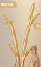 密林簡(jiǎn)約衣帽架落地臥室立式鐵藝衣架家用客廳網(wǎng)紅掛包架大理石掛衣架 鹿角衣架金色 曬單實(shí)拍圖
