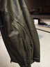 GXG男裝 【牛皮】25年秋新款皮衣外套翻領(lǐng)時(shí)尚夾克 黑色 180/XL 曬單實(shí)拍圖