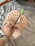 卡駱馳（crocs）經(jīng)典泡芙Clog男女一腳蹬懶人沙灘鞋 CR207521-2Y2 35 曬單實(shí)拍圖