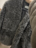 MSBEAST野獸小姐 托斯卡納皮毛一體外套V領(lǐng)寬松羊羔毛皮草女丨及簡(jiǎn)之境 鉛筆灰 M 曬單實(shí)拍圖