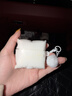京川旭airpods4保護套蘋(píng)果耳機air4 pods耳機套創(chuàng  )意四代枕頭耳機保護套 白色枕頭+同款掛件 蘋(píng)果Airpods 第4代 曬單實(shí)拍圖