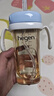 HEGEN海格恩吸管杯兒童水杯學(xué)飲杯奶瓶1-3-6歲直飲吸管嬰兒寶寶保溫杯 【熱銷(xiāo)TOP】 330ml 吸管杯-莫蘭迪藍 曬單實(shí)拍圖