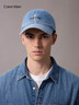Calvin KleinJeans情侶ck刺繡潮流復古棉質(zhì)彎檐牛仔棒球帽 458-牛仔藍 均碼 OS 曬單實(shí)拍圖