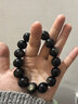 金石靈天然黑曜石手串男女款金曜石貓眼石水晶手鏈本命年送男女生日禮物 曬單實(shí)拍圖