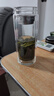 蘇泊爾（SUPOR）雙層玻璃杯辦公泡茶杯男女士茶水分離杯車(chē)載水杯子辦公泡茶杯子 曬單實(shí)拍圖