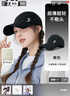 361°帽子女夏季新款大網(wǎng)眼透氣速干運動(dòng)帽防曬UPF50+可折疊百搭鴨舌帽 黑色/1頂 均碼 曬單實(shí)拍圖