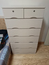 魯菏鑫森斗柜 實(shí)木斗柜五斗柜現臥室代簡(jiǎn)約客廳抽屜式收納柜子儲物柜 象牙白高七斗【升級帶鎖款】 曬單實(shí)拍圖