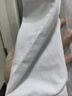 杉杉【含桑蠶絲】長(cháng)袖襯衫男士商務(wù)休閑純白色職業(yè)工裝莫代爾襯衣外套 曬單實(shí)拍圖