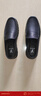 意爾康男鞋春秋羊皮舒適軟底樂(lè )福鞋一腳蹬休閑皮鞋男 96159W黑色42 曬單實(shí)拍圖