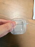 Masentek耳機保護套殼 適用蘋(píng)果airpods4四代藍牙耳機第1一2二3三pro充電倉盒硅膠收納盒軟TPU配件 透明 曬單實(shí)拍圖