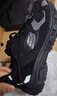 斯凱奇男鞋黑武士戶(hù)外運動(dòng)鞋厚底老爹鞋輕便減震休閑鞋 894272-BBK 8 曬單實(shí)拍圖