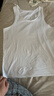 京舒棉京東自有品牌棉·男士抗菌純棉吸汗透氣背心打底衫 白色 XL 曬單實(shí)拍圖
