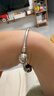 潘多拉（PANDORA）銀色圓夢(mèng)手鐲925銀手鐲簡(jiǎn)約diy高級百搭情侶生日禮物送女友禮物 曬單實(shí)拍圖