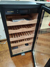 美晶（raching） MA50 恒溫恒濕雪茄柜保濕柜壓縮機精準控溫控濕雪茄保濕柜雪茄盒家用 星空黑(西班牙雪松木層架) 曬單實(shí)拍圖