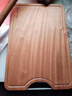 雙槍烏金檀菜板 百年齡整木砧案板家用切菜食品抗菌防霉實(shí)木40*27*2.5 曬單實(shí)拍圖
