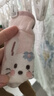 歐孕（OUYUN）嬰兒襪子春秋新生幼兒無(wú)骨松口襪寶寶秋冬棉襪男女童不勒腿中筒襪 小兔撒歡 【B5018】 4雙 0-6月 【建議腳長(cháng)7-9cm】 曬單實(shí)拍圖