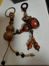 一只小鹿高檔紫檀木質(zhì)小葫蘆汽車(chē)鑰匙掛件飾品鏈繩吊墜男女情侶生日禮物端 紫檀木：小鹿葫蘆藤（鑰匙扣） 曬單實(shí)拍圖
