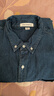 馬克華菲純棉牛仔襯衫男士春秋新款牛仔上衣服休閑長(cháng)袖襯衣外套 中藍 3XL 曬單實(shí)拍圖