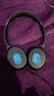 墨頓 適用于博士Bose QC3耳機套OE/ON-EAR OE1隔音海綿套頭戴式藍牙降噪頭墊耳罩頭梁保護套耳機配件 黑色藍網(wǎng)【LR印字蛋白皮】耳套 曬單實(shí)拍圖
