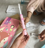 博皓（prooral）兒童電動(dòng)牙刷 智能聲波震動(dòng) 充電式兒童牙刷 7-14歲適用 T29 粉色| 記憶功能 曬單實(shí)拍圖