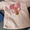 嘟嘟家【100%】?jì)和疶恤夏款印花卡通男童短袖上衣韓版夏裝女童衣服可愛(ài) 淺粉色 90 曬單實(shí)拍圖