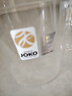 JOKO耐熱玻璃杯無(wú)鉛高硼硅玻璃杯耐高溫可微波爐大容量水杯把手咖啡杯 500ml透明500ml1只 曬單實(shí)拍圖