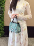 奧康（Aokang）女包新中式國風(fēng)刺繡女士手提包輕奢斜挎單肩包生日禮物送媽媽老婆 曬單實(shí)拍圖