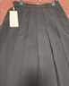 三彩2025秋季新款復古高腰長(cháng)款傘裙百褶裙半身裙A字裙小個(gè)子M 深邃灰 M 160/68A 曬單實(shí)拍圖