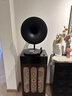 Citozz柏林之聲正品中古風(fēng)留聲機美式法式留聲機藍牙音響電唱機黑膠唱片機高端音質(zhì)居家裝飾 胡桃色+黑色喇叭 曬單實(shí)拍圖