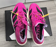 阿迪達斯（adidas）男 跑步系列 ADIZERO TAKUMI SEN 11 跑步鞋 JQ2812 亮粉色 42 曬單實(shí)拍圖