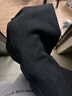 孕婦褲春季外穿微喇褲2025新款春夏高腰無(wú)托腹顯瘦垂感針織喇叭褲 黑色 大碼【適合115-135斤】 曬單實(shí)拍圖