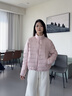波司登（BOSIDENG）26春季輕薄羽絨服防風(fēng)鎖溫女士輕暖鵝絨短款外套B260135054 水晶粉1199 S 160/84A 體重約100-110斤 曬單實(shí)拍圖