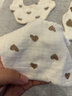 beedoll嬰兒口水巾純棉防水紗布圍嘴寶寶防吐奶圍兜幼圍脖六層3條裝 D組 曬單實(shí)拍圖