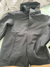 探拓（TECTOP）戶(hù)外棉服男防風(fēng)防潑水秋冬季外套保暖登山夾克 云墨黑 3XL 曬單實(shí)拍圖