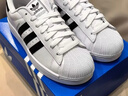 阿迪達斯adidas三葉草貝殼頭SUPERSTARII男女休閑鞋 IH8659 37碼 曬單實(shí)拍圖