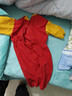 寶寶連體罩衣秋冬款吃飯防水衣嬰兒爬爬服兒童畫(huà)畫(huà)全身防臟爬行衣 紅色考拉連體罩衣 90cm 曬單實(shí)拍圖