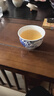 末都景德鎮陶瓷手繪青花山水品茗杯白瓷功夫茶具茶杯個(gè)人專(zhuān)用主人杯 纏枝蓮開(kāi)窗款（禮盒裝） 70ml 1只 曬單實(shí)拍圖