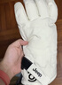 JEEP滑雪手套男冬季登山加絨加厚保暖防潑水騎行觸屏防寒防風(fēng)手套 白 曬單實(shí)拍圖