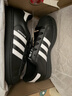 阿迪達斯（adidas）三葉草小黑鞋白標貝殼頭潮流男女系帶板鞋運動(dòng)鞋JH9977 曬單實(shí)拍圖