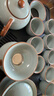 京東京造 茶具整套 功夫茶具套裝帶茶盤(pán)茶壺茶杯 天青汝窯西施壺 16件 曬單實(shí)拍圖