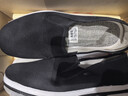 布舍元 傳統千層底布鞋休閑鞋老年老人鞋老北京布鞋男51x-7701 黑色43 曬單實(shí)拍圖