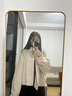 妙奕嘉衛衣外套女款春季2026新款短款衛衣開(kāi)衫韓系寬松長(cháng)袖上衣女小個(gè)子 單排扣長(cháng)袖衛衣外套【杏色】 M 【適合85-100斤】 曬單實(shí)拍圖