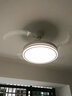 悅和隱形風(fēng)扇燈餐廳吊燈2026新款高級感電扇燈中山燈具客廳臥室吊扇燈 最新款【珍珠白 】48寸--變頻電機 升級款 大風(fēng)力超級省電 曬單實(shí)拍圖