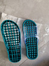 和居優(yōu)品 按摩拖鞋浴室洗澡防滑鏤空透明漏水塑料情侶男女家用涼拖鞋室內 孔雀綠 41-42 曬單實(shí)拍圖