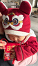 babylove嬰兒護耳帽國風(fēng)冬季夾棉保暖帽子寶寶新年虎頭帽歲歲洽洽 曬單實(shí)拍圖