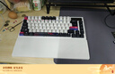 ROG夜魔X 電競游戲機械鍵盤(pán)藍牙/有線(xiàn)/無(wú)線(xiàn)三模連接 FR4定位板 75配列 客制化Gasket結構 月耀白 雪武白軸V2 曬單實(shí)拍圖